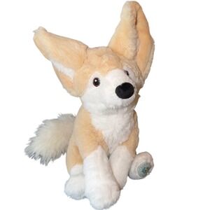 FAO Schwarz Fennec Fox Plush Kids Tan White Excellent Save The Earth 10 Inch